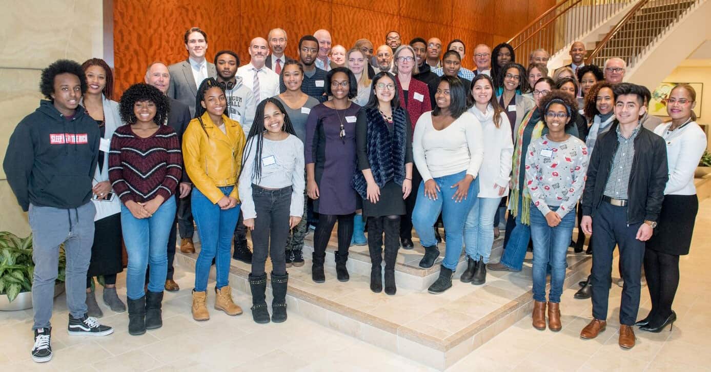 Abrmason Scholars 2018 Photo of Abramson Scholarship Recipients and Mentors